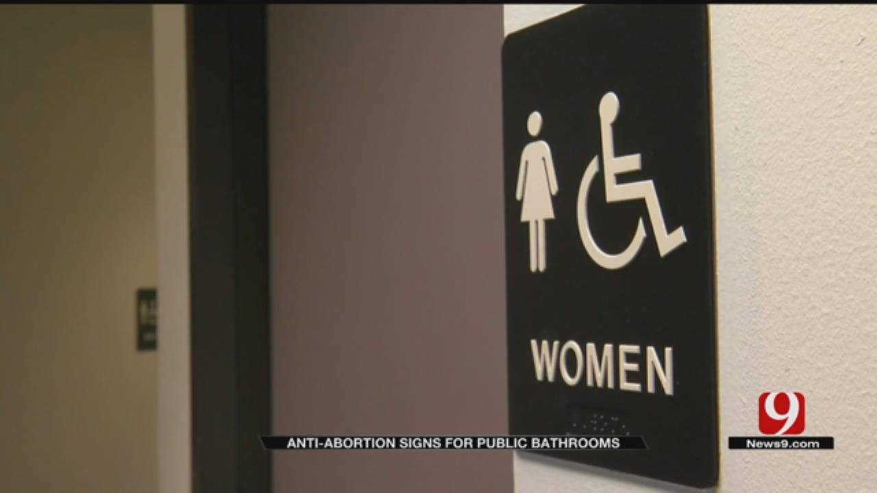 Anti-Abortion Signs To Appear In OK Bathrooms
