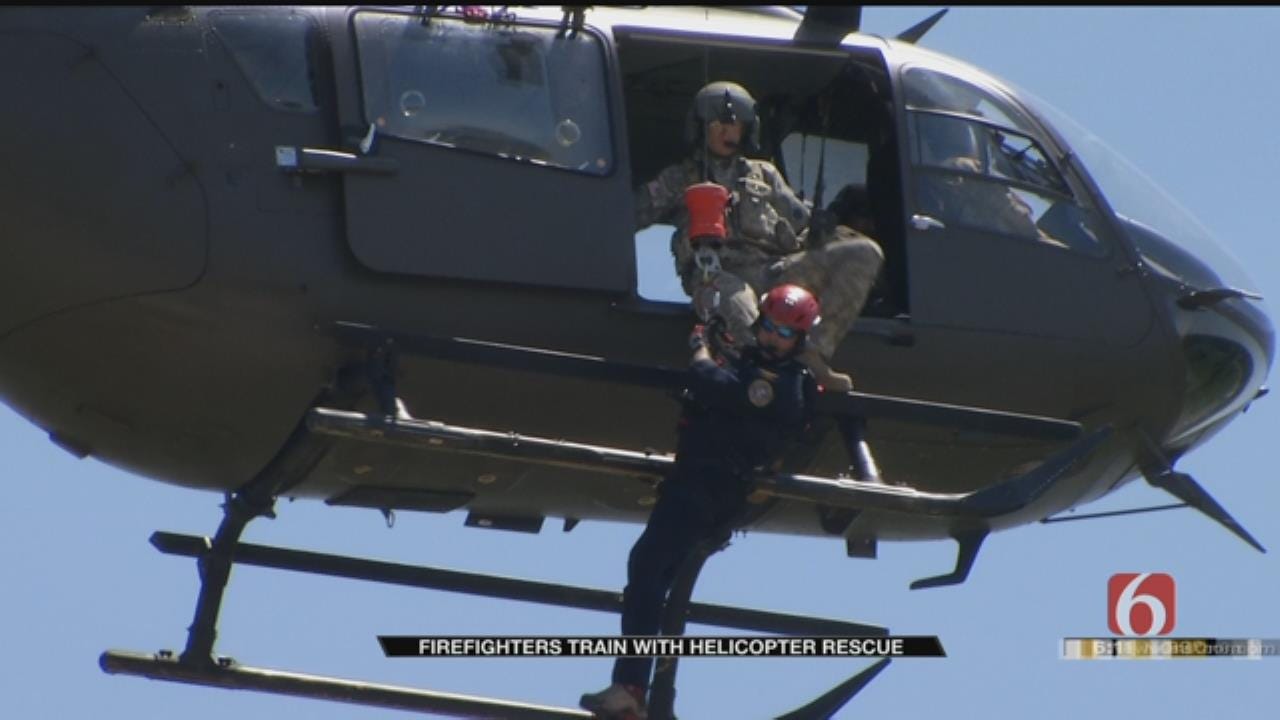 700 Firefighters In Tulsa For Helicopter Training