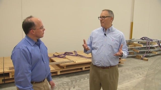 WEB EXTRA: Construction Of Towers At Gathering Place