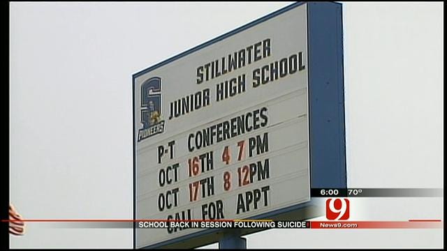 Counselors On Hand As Students Return To Stillwater Junior High School