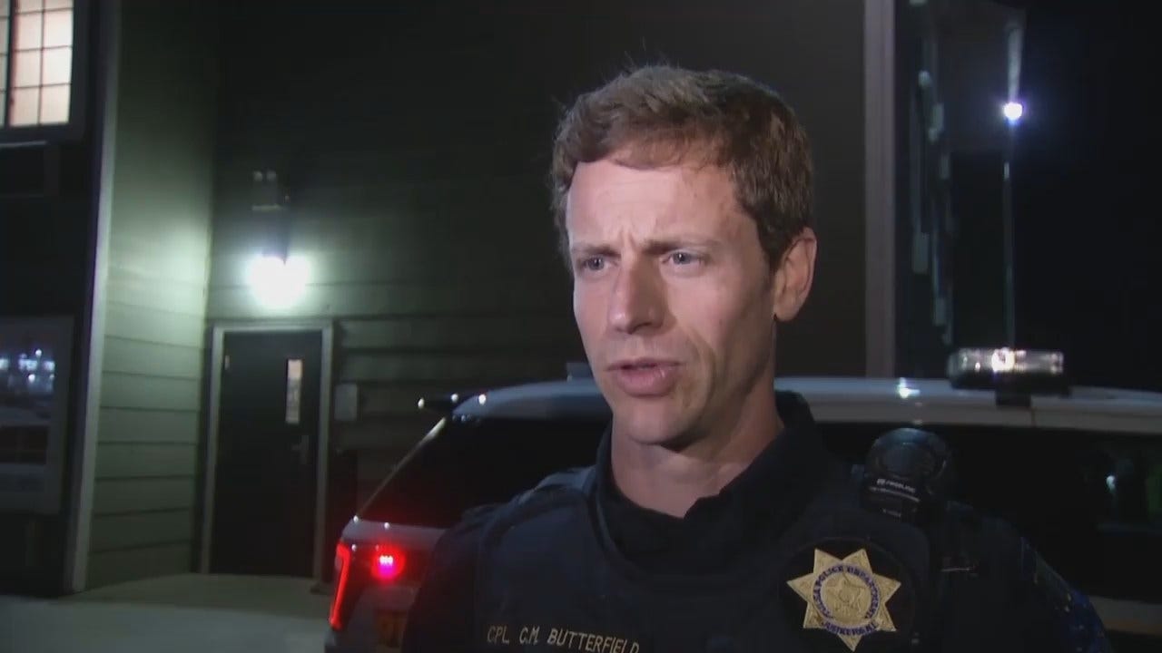 WEB EXTRA: Tulsa Police Cpl. Chris Butterfield Talks About Armed Robbery