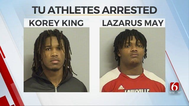 2 University Of Tulsa Football Players Removed From Team After Arrest