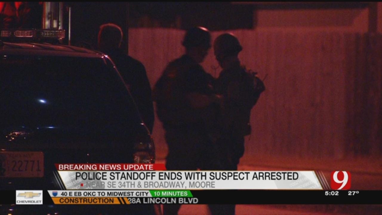 6-Hour Standoff In Moore Ends With Arrest
