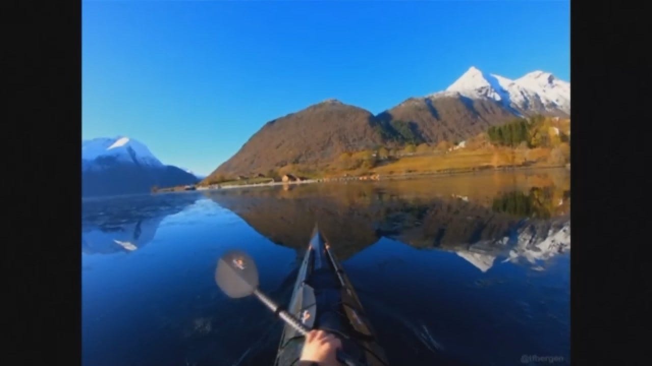 Amateur Photographer Takes Breathtaking Kayak Trip In Norway