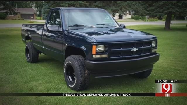 Deployed Airman's Pickup Stolen From Gated Apartment Complex