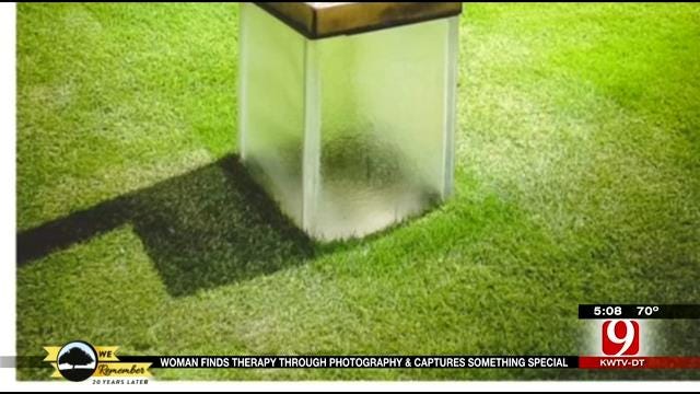 Woman Captures Special Shadow At OKC National Memorial & Museum