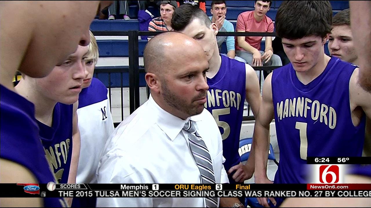 Father And Son Duo Coach Mannford H.S. Basketball To Success