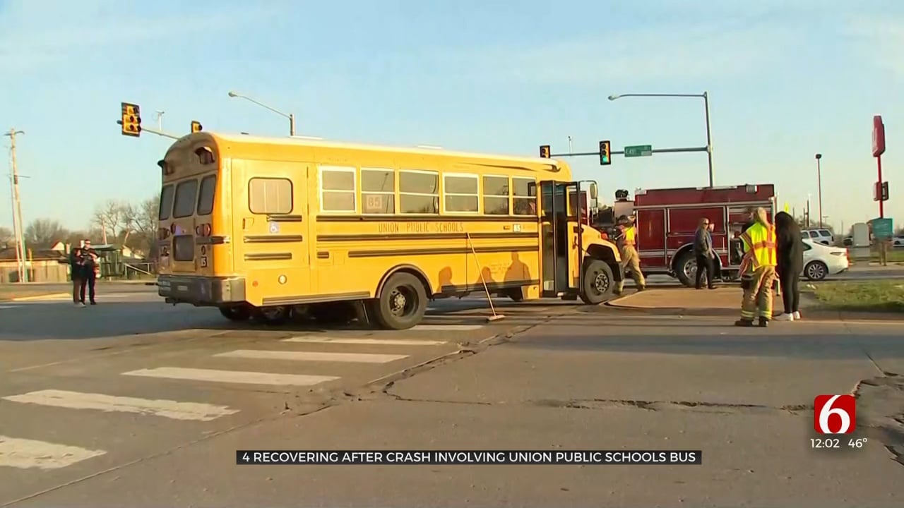 Union School Bus Crash Sends 1 Student, 4 Total To Hospital