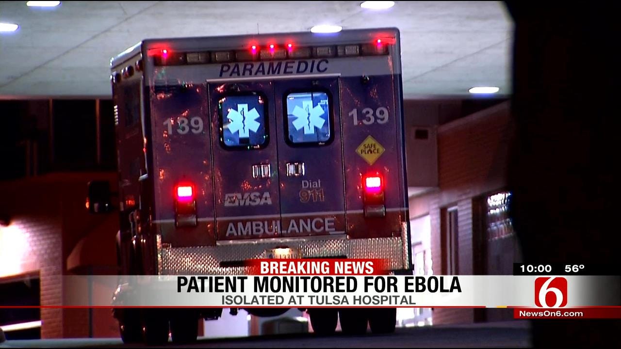 Tulsa Patient Being Monitored For Ebola