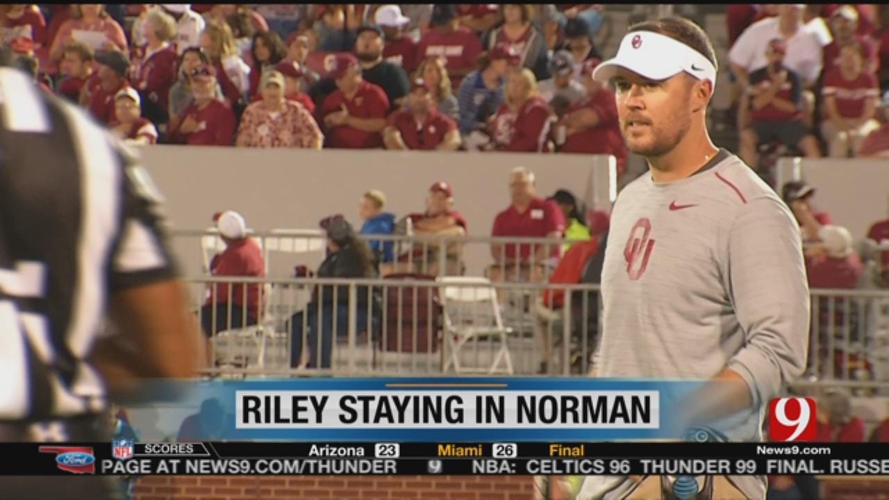 Riley Stands Firm In Norman