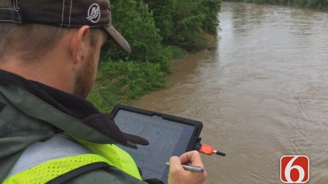 Emory Bryan On USGS Using Sonar 'Profiler' To Check Stream Flow