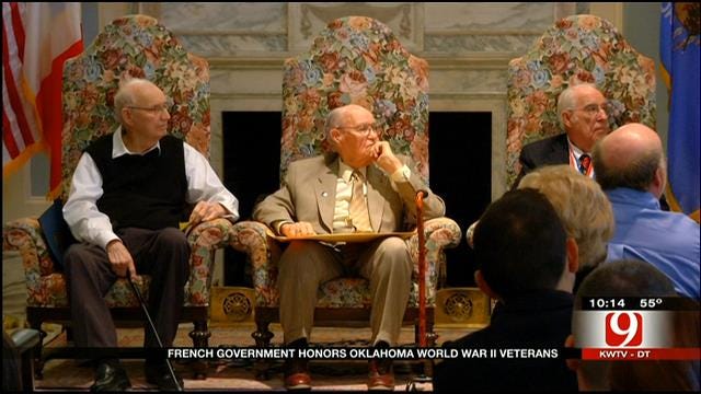Oklahoma World War II Veterans Given Highest Honor From France