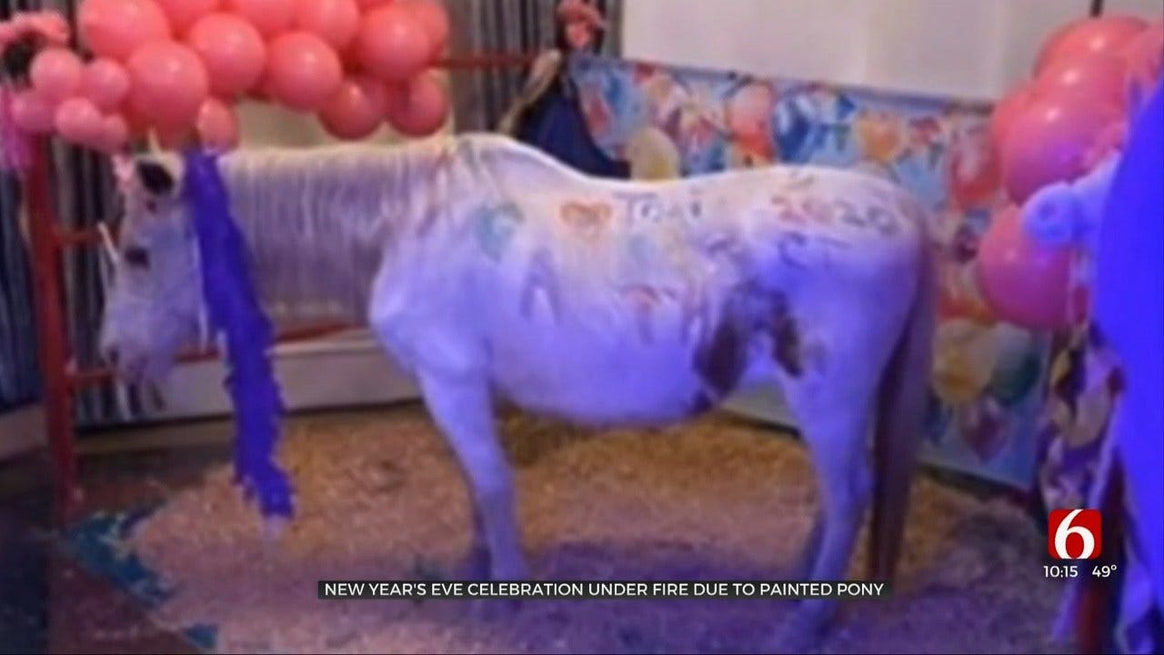 Tulsa New Year's Eve Celebration Receives Backlash After Painted Pony