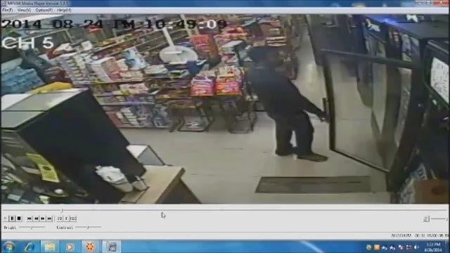 WEB EXTRA: Police Release Surveillance Video Of Serial Armed Robbery Suspect