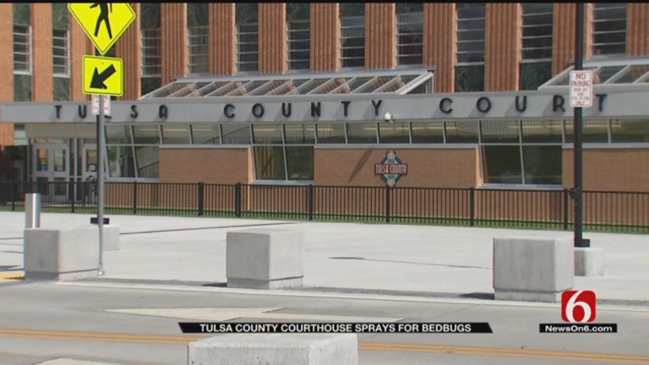 Tulsa County Courthouse Sprays For Bedbugs