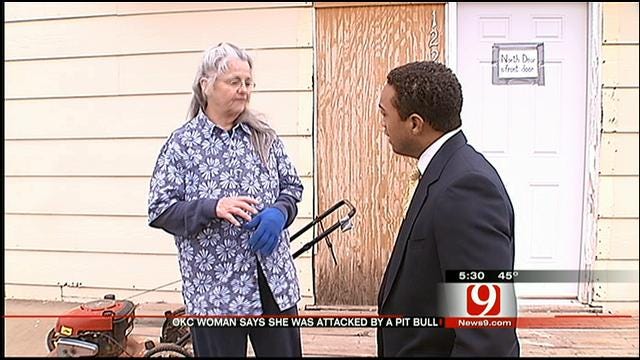 Elderly Woman Bitten By Pit Bull in OKC Speaks Out About Delayed Response