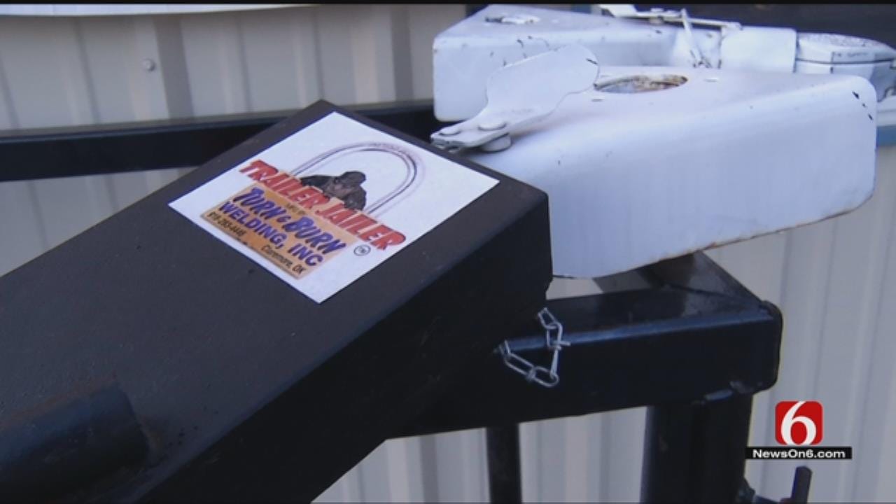 Rogers County Man Claims Invention Can Prevent Trailer Thefts
