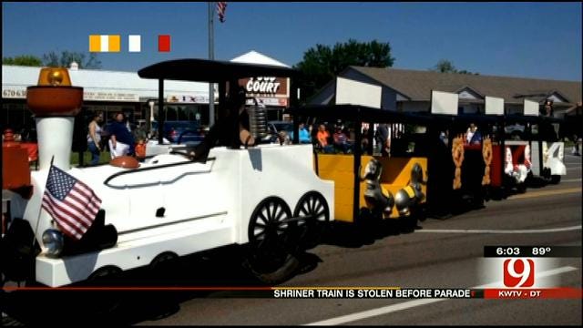 Thieves Steal Shriners Train To Be Used In Edmond 4th Of July Parade