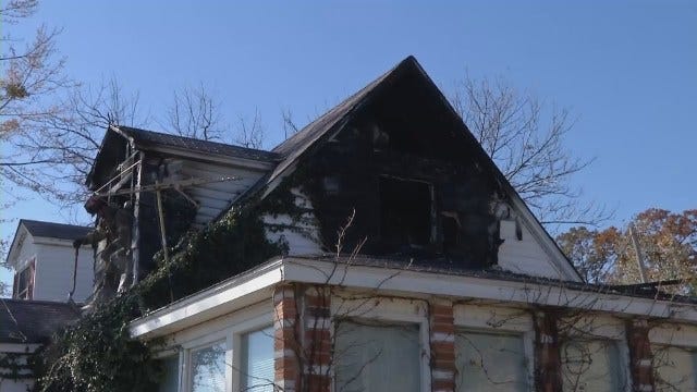 WEB EXTRA: Video From Scene Of Sand Springs House Fire