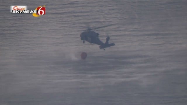National Guard Helicopters Make Heroic Effort To Save Okmulgee County Building