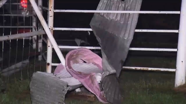 WEB EXTRA: Video Of Afton Area Storm And Tornado Damage