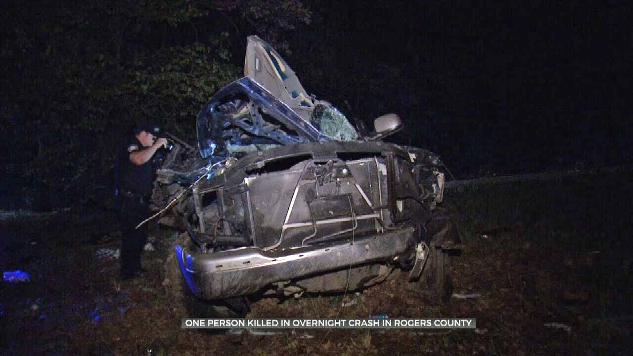 Crash In Rogers County Leaves 1 Dead, 3 Others Injured