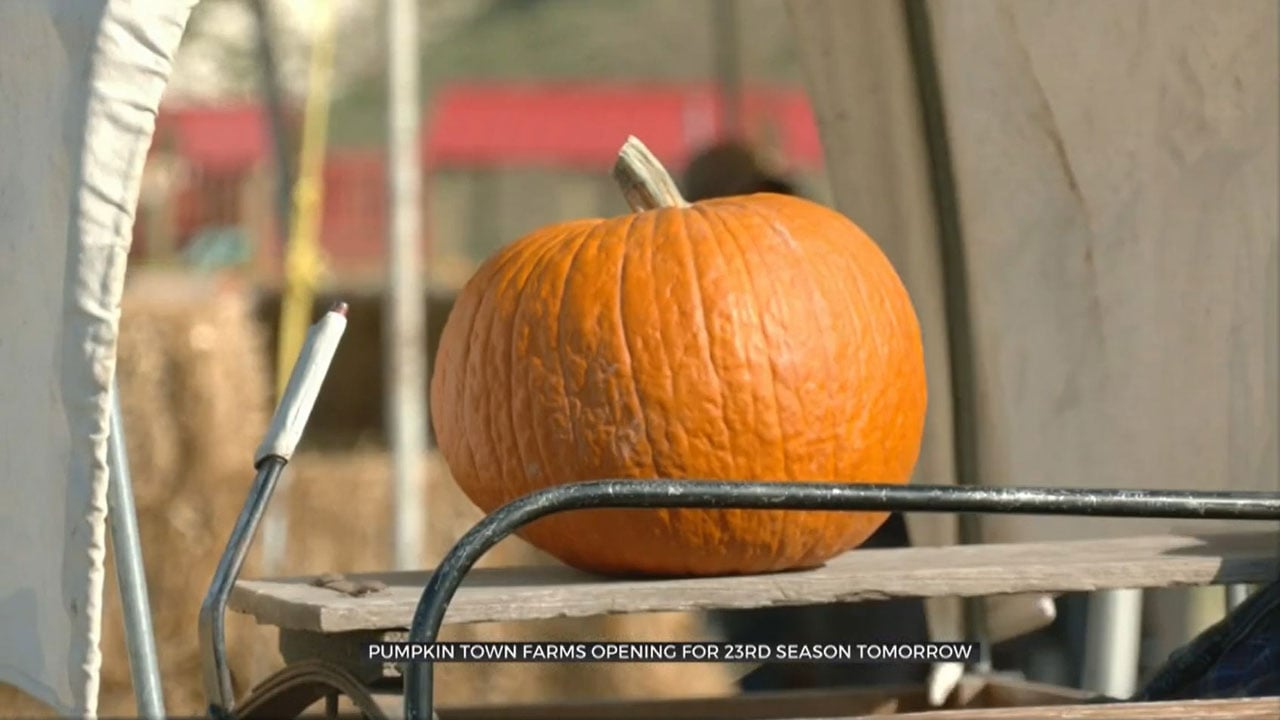 WATCH: Pumpkin Town Farms Opens In Tulsa For 23rd Season
