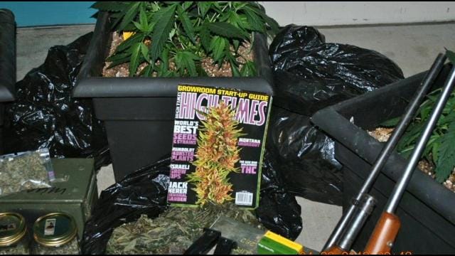 Claremore Grandfather Caught With Pot Growing Operation