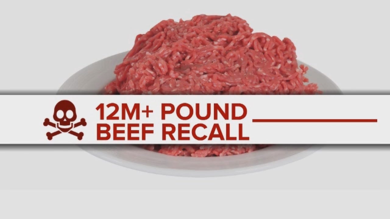 More Than 12 Million Pounds Of Ground Beef Has Been Recalled
