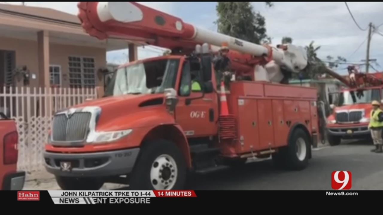 Second Wave Of OG&E Workers Travel To Puerto Rico