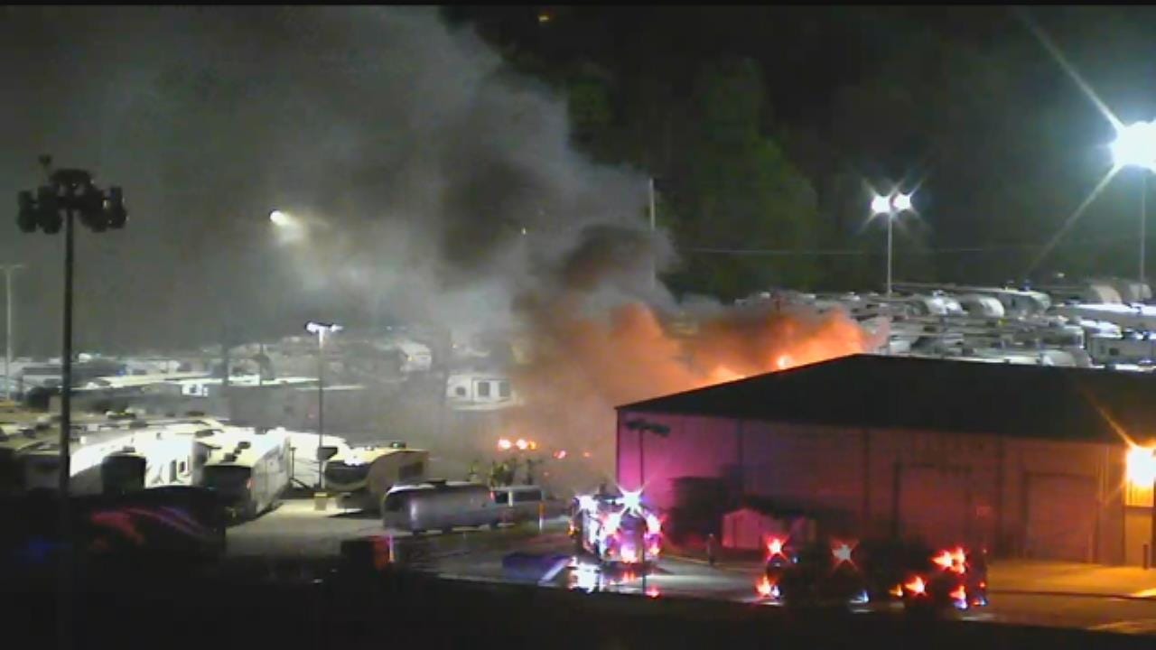 Fire Damages Multiple RVs at Bob Hurley RV