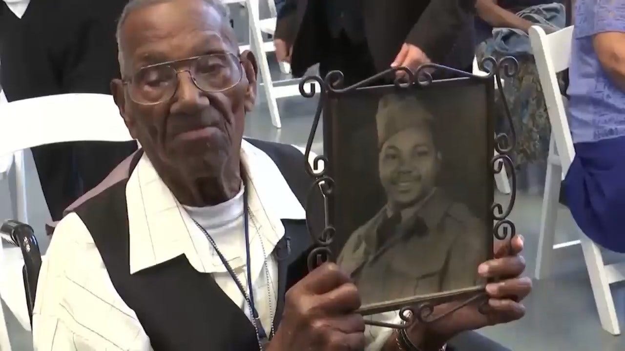 America's Oldest WWII Veteran Celebrates 110th Birthday