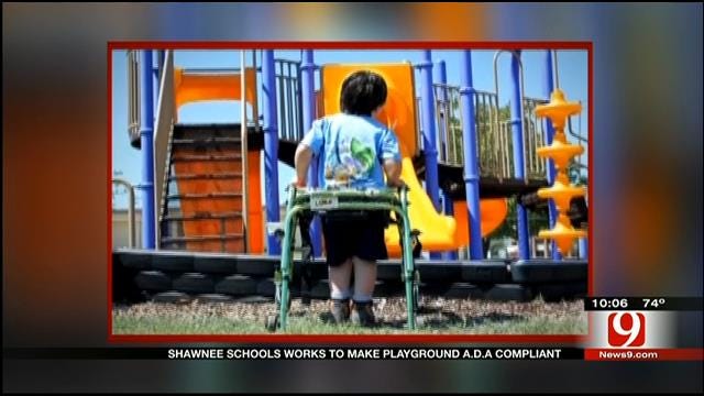 Shawnee Schools Work To Make Playground A.D.A Compliant