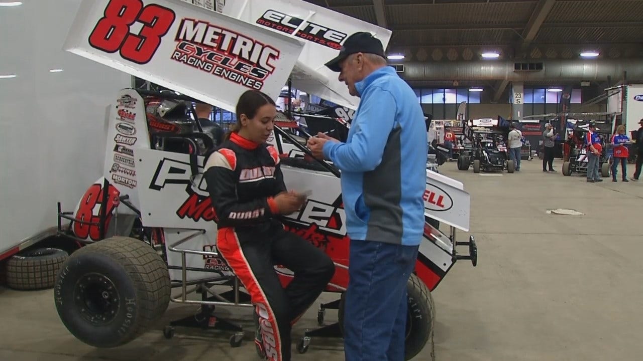 Granddaughter Of Racing Legend Drives In Tulsa Shootout
