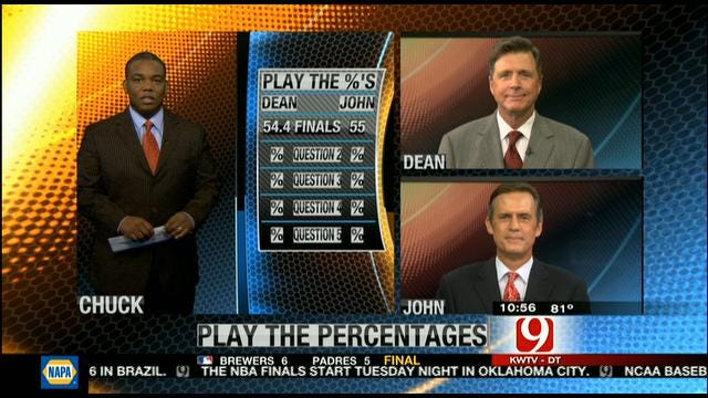 Play The Percentages: June 10, 2012