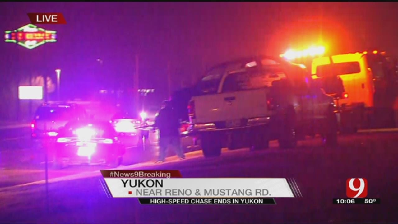 Suspect In Custody After High-Speed Chase Ends In Yukon