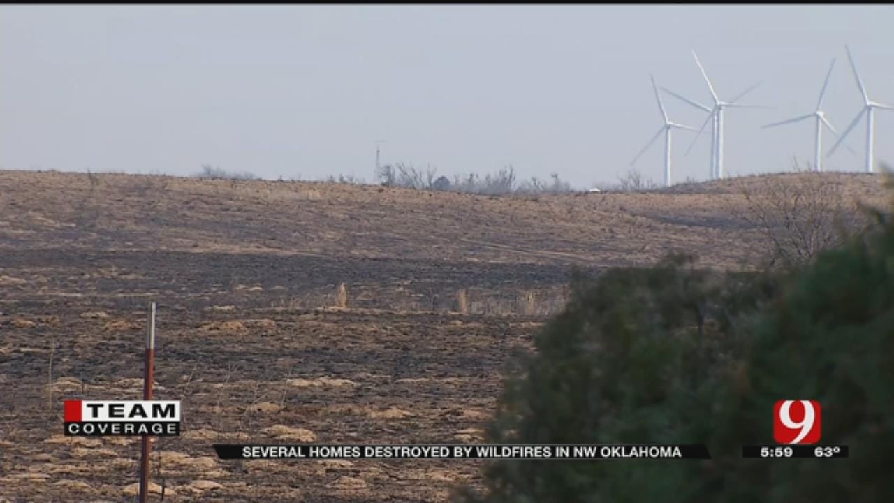 Several Homes Destroyed By NW OK Wildfires