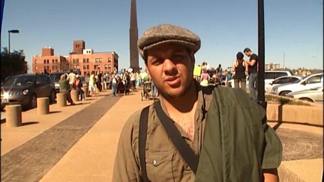 WEB EXTRA: Two Occupy Tulsa Protesters Talk About Why They Attended The March