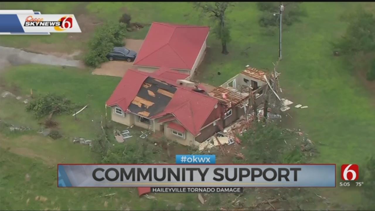 WATCH: Reported Tornado Leaves Behind Damage In Haileyville