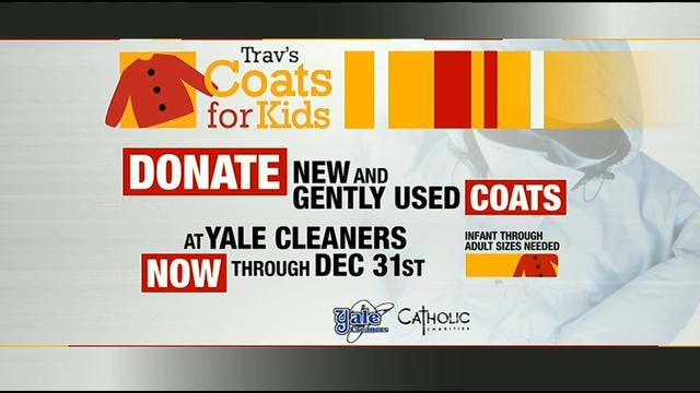 Tulsa Students Donate Nearly 900 Coats To Trav's Coats For Kids
