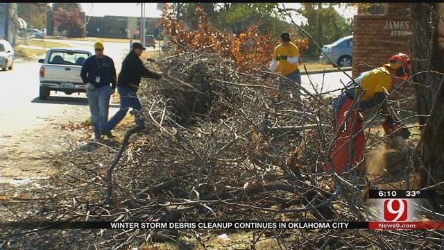 OKC Officials Asking For Patience In Storm Debris Pickup