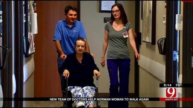 New Team Of Doctors Help Norman Woman Walk Again