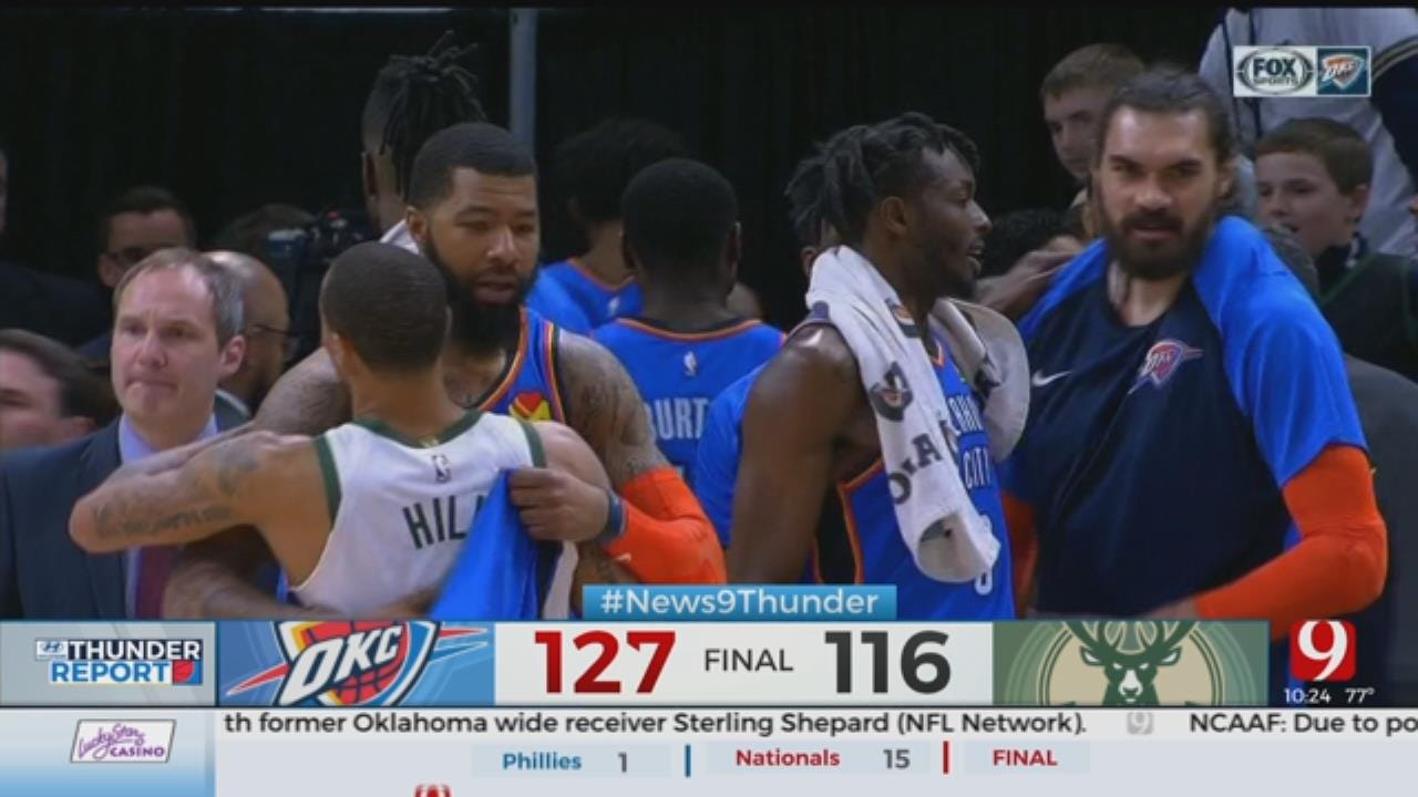 Thunder Get 6th Spot In West With Win Over Bucks