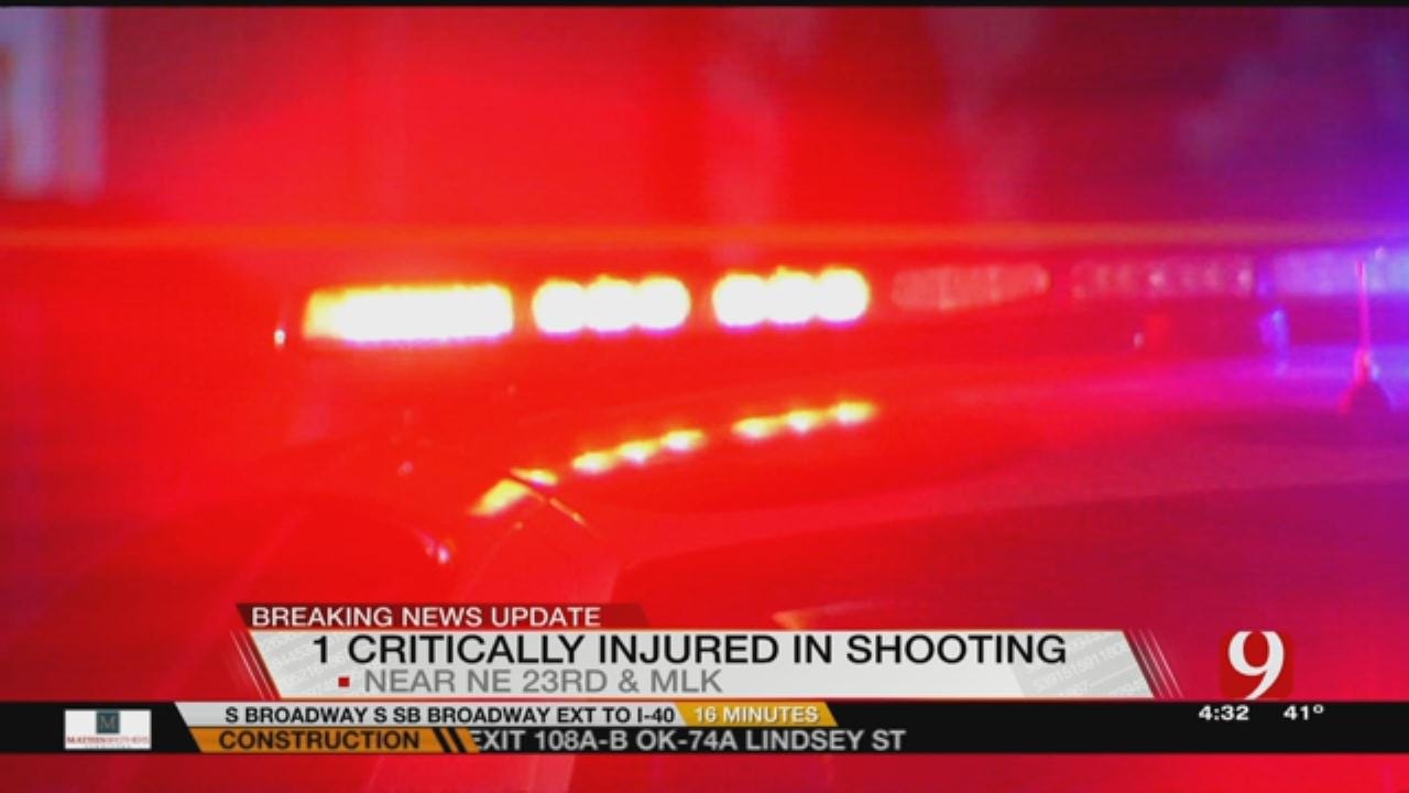 One Man Critical Following A Shooting In NE OKC