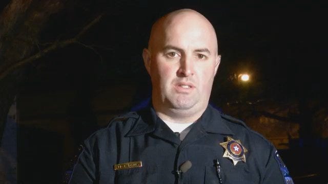 WEB EXTRA: Tulsa Police Cpl. Brandon Disney Talks About Discovery Of Gunshot Victim