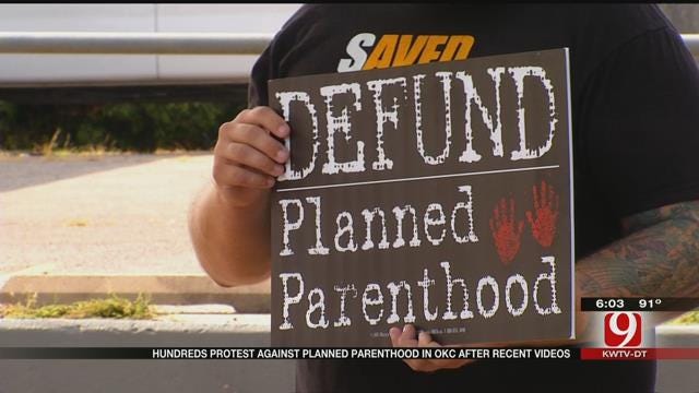 Protest At OKC Planned Parenthood Was One Of 320 Protests Nationwide