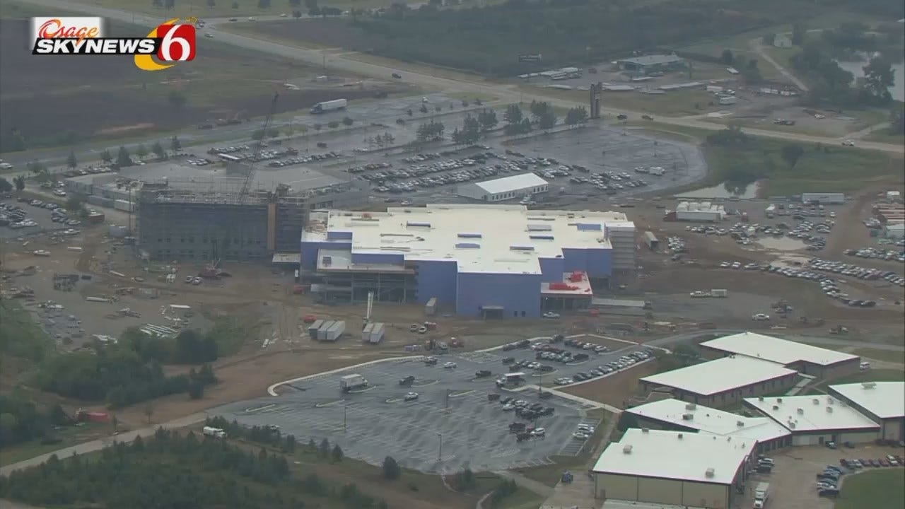 Osage SkyNews 6 HD Flies Over Casino Topping Off Ceremony