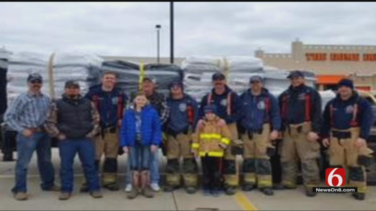 Tulsa Firefighters Help Group Donating Supplies After Wildfires