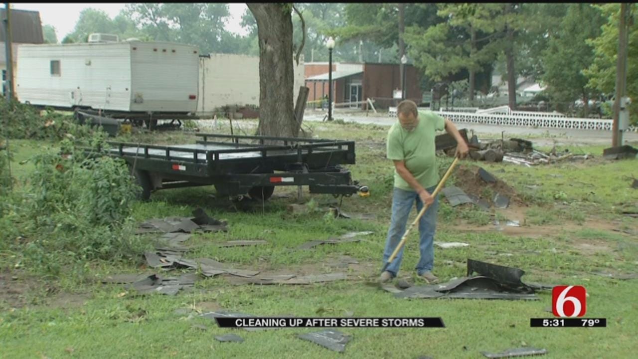 Webbers Falls, Gore Residents Cleaning Up Storm Damage