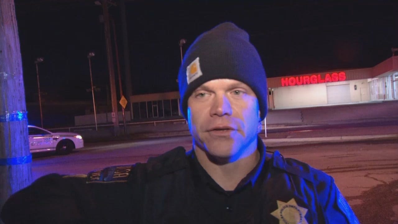 WEB EXTRA: Tulsa Police Sgt. David Brice Talks About Crash